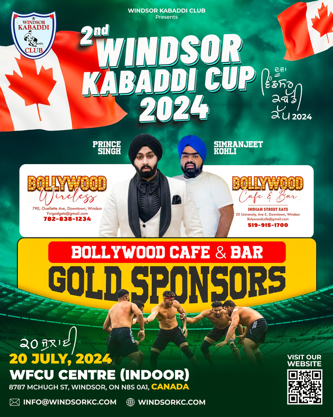 Bollywood cafe & bar Gold SPONSOR